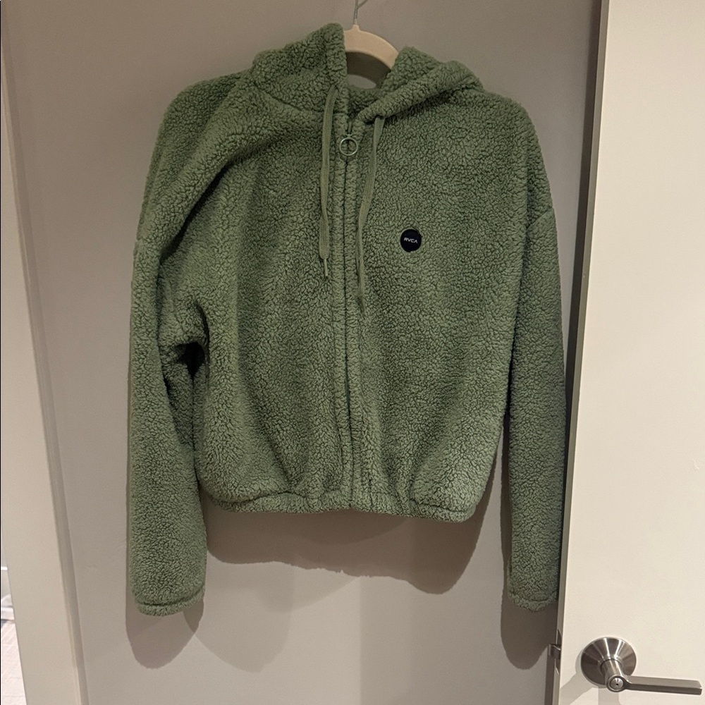 RVCA Women’s Green Fleece Jacket